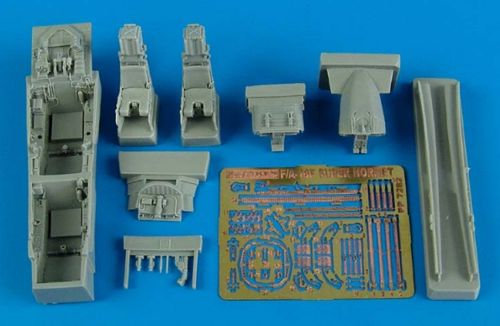 Boeing F/A-18E / F/A-18F Super Hornet cockpit set (designed to be used with Hasegawa kits)
