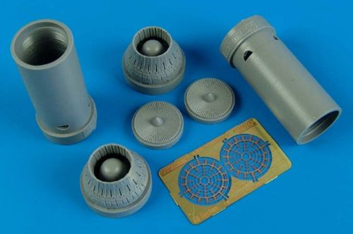 Grumman F-14A Tomcat exhaust nozzles - closed (designed to be used with Hobby Boss kits)