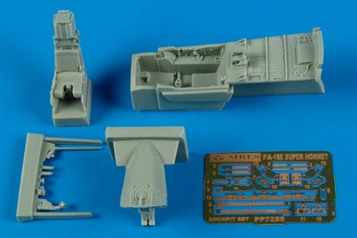 Boeing F/A-18E Super Hornet cockpit set (designed to be used with Hasegawa kits)