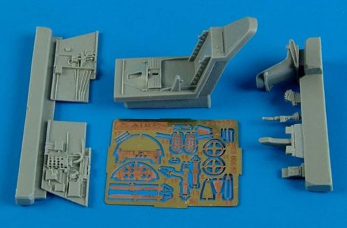 Messerschmitt Bf-109E-3/Bf-109E-4 cockpit set (designed to be used with Airfix kits)