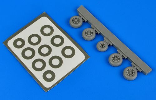 Sepecat Jaguar wheels & paint masks (designed to be used with Airfix, Italeri & Hasegawa kits) [A.2/T.2 GR.1 GR.1A GR.3 E/T.4 GR.4/GR.4A T.2 T.2/E Mk.1A E/T.2 A/B/E]