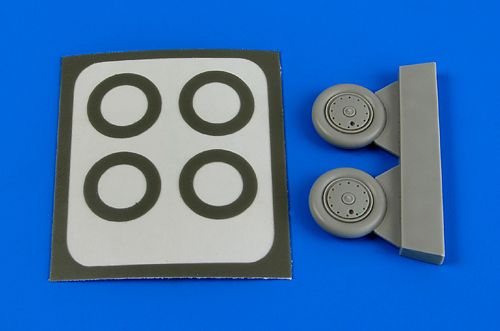 Polikarpov I-153 wheels & paint masks (designed to be used with ICM UA UK kits)