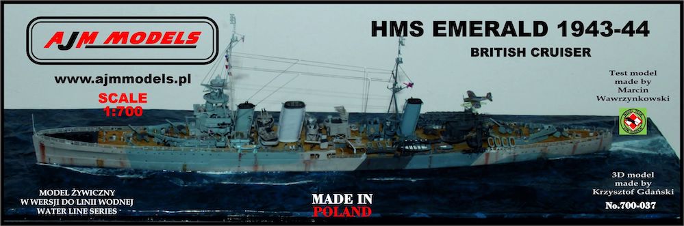 AJM Models H.M.S. Emerald WWII - AJM700-037