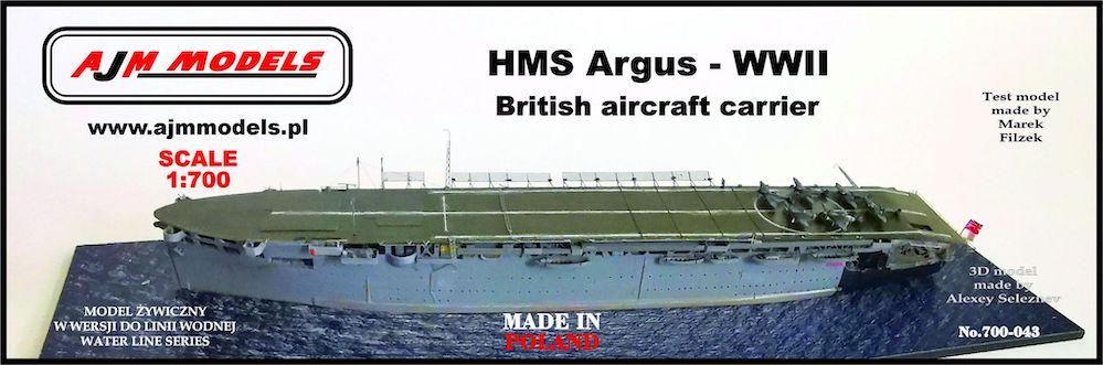 AJM Models H.M.S. Argus WWII- AJM700-043