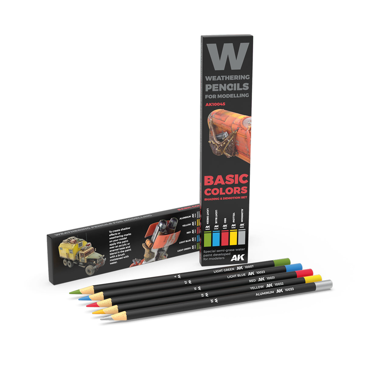 AK Interactive Watercolor Pencil Set Basics AK10045