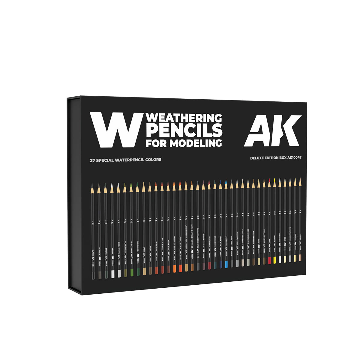AK Interactive Weathering Pencils Deluxe Edition Box (37 Waterpencil Colours) AK10047
