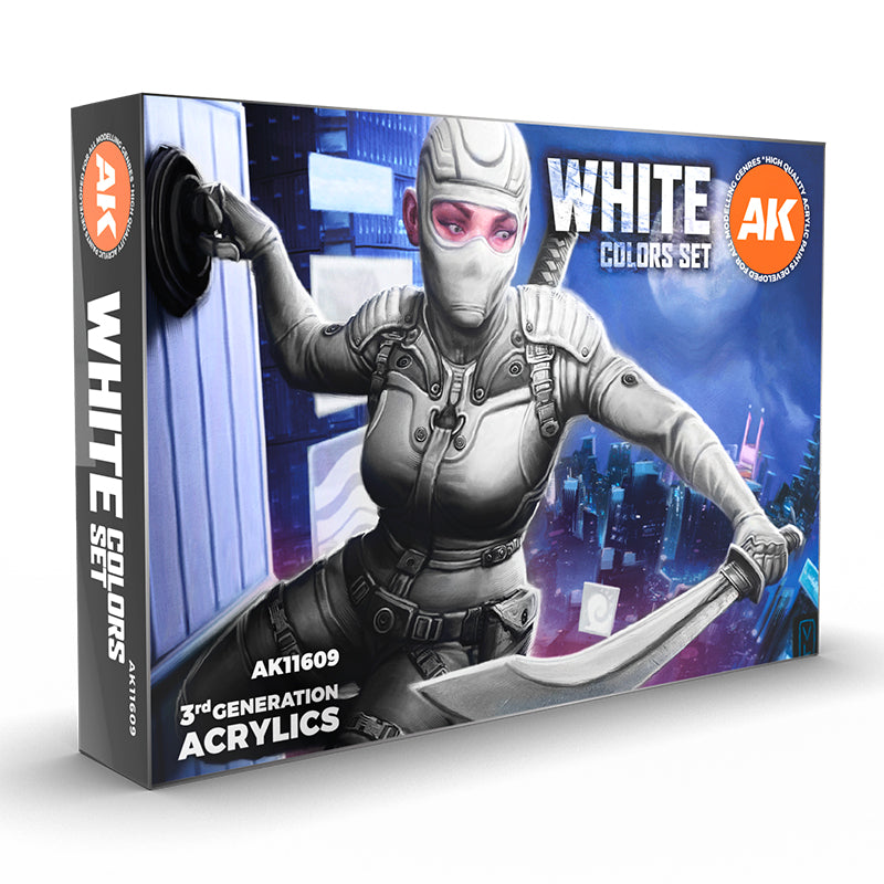 AK Interactive White Colors Set AK11609