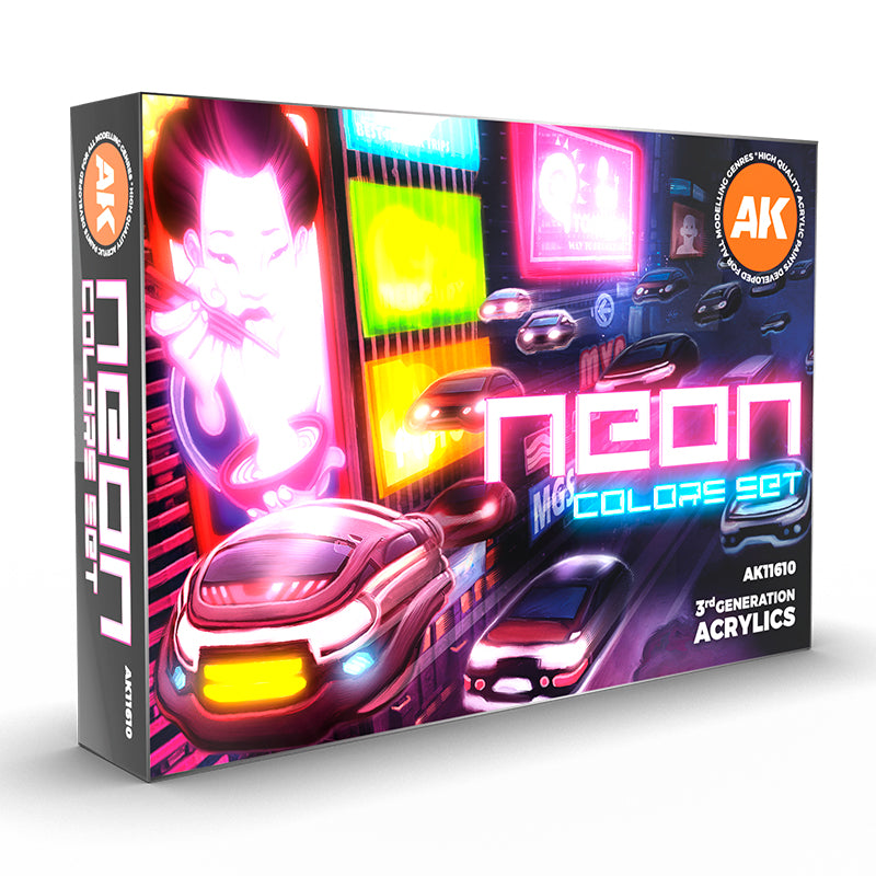 AK Interactive Neon Colors Set AK11610