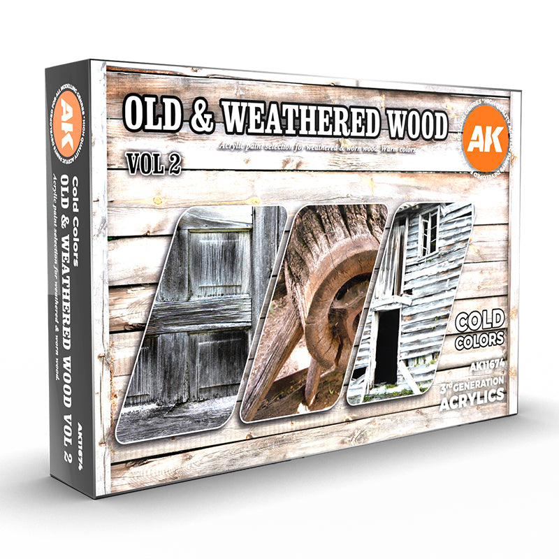 AK Interactive Old & Weathered Wood Vol2 AK11674