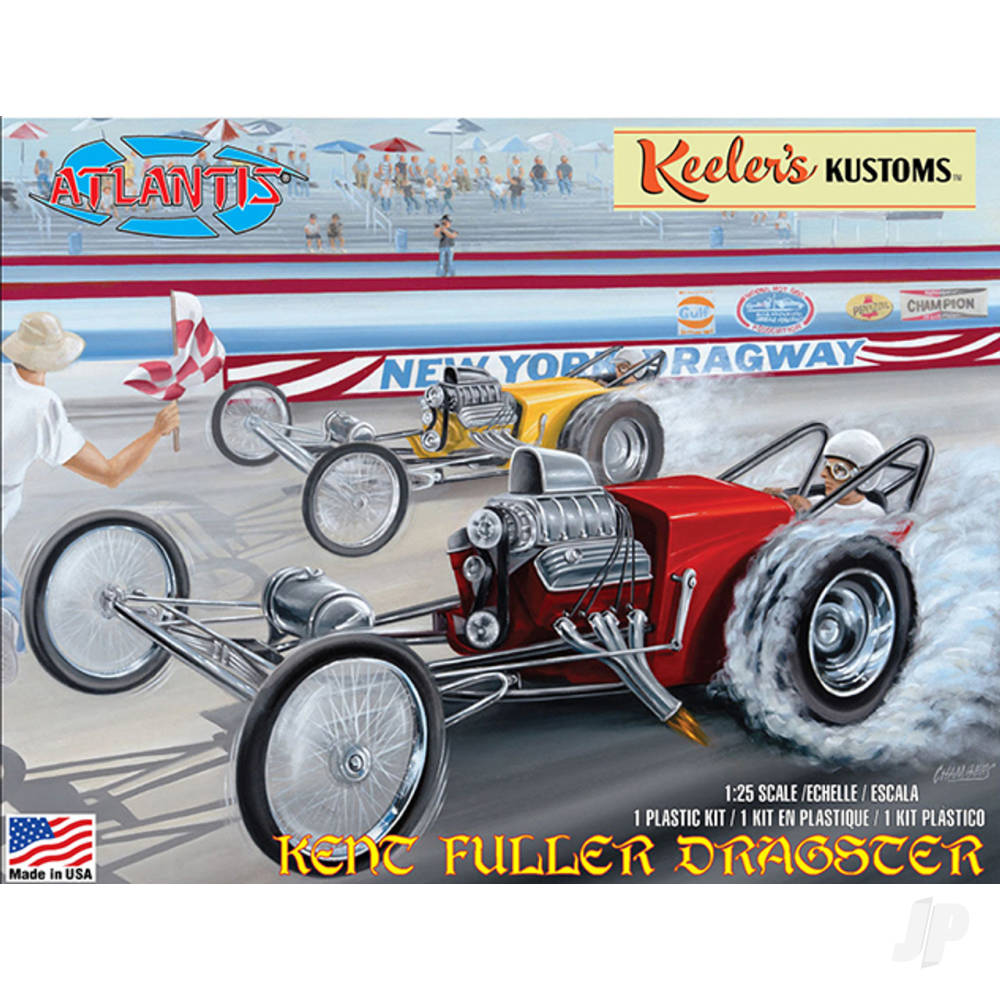 Atlantis Models Keelers Kustoms Kent Fuller Dragster 1/25 (AMC13103)
