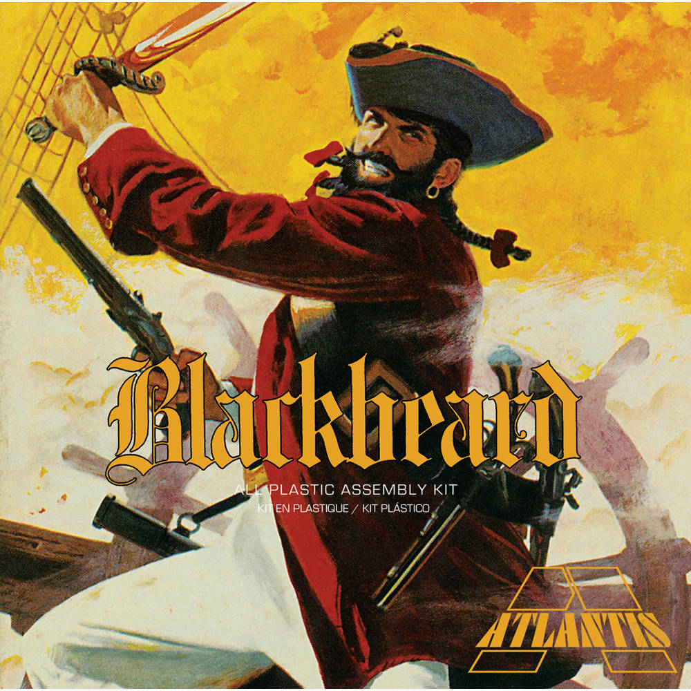 Atlantis Models 1:10 Blackbeard Figure Kit AMC3002 Main