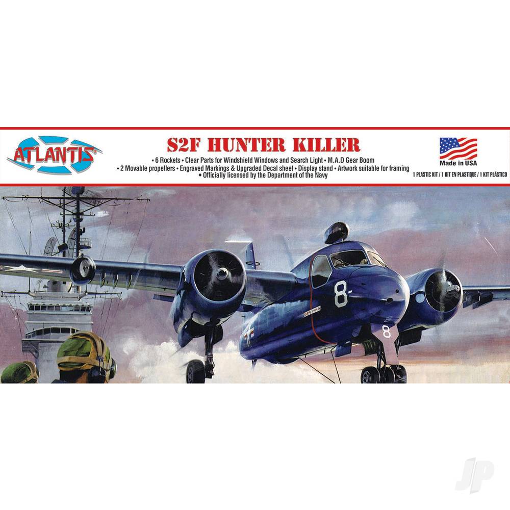 Atlantis Models 1:54 US Navy S2F Hunter Killer AMCA145 1