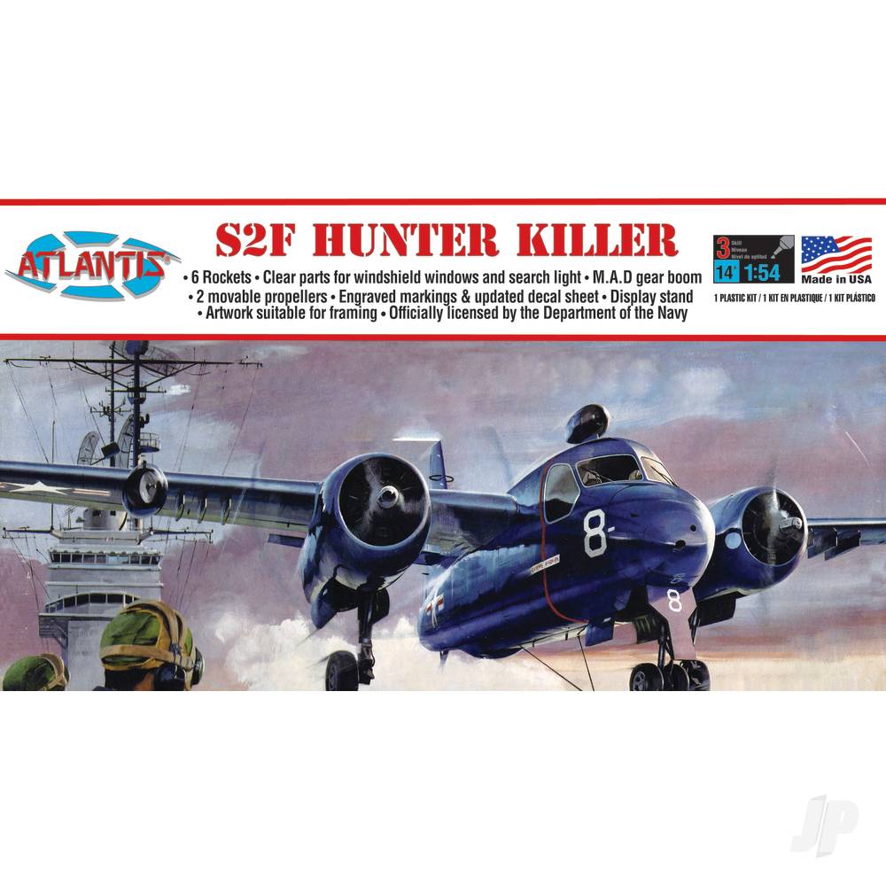 Atlantis Models 1:54 US Navy S2F Hunter Killer AMCA145 Main