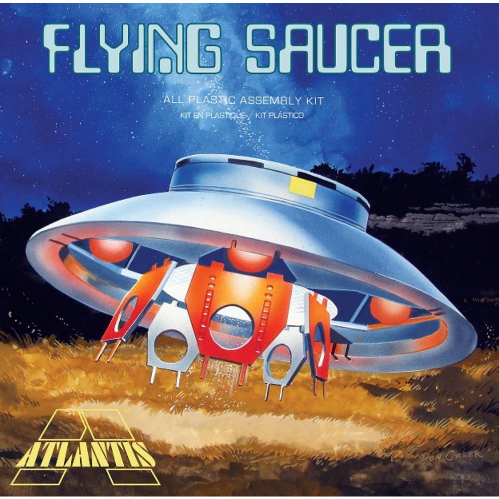 Atlantis Models 1:72 The Flying Saucer (Invaders) AMCA256 Main