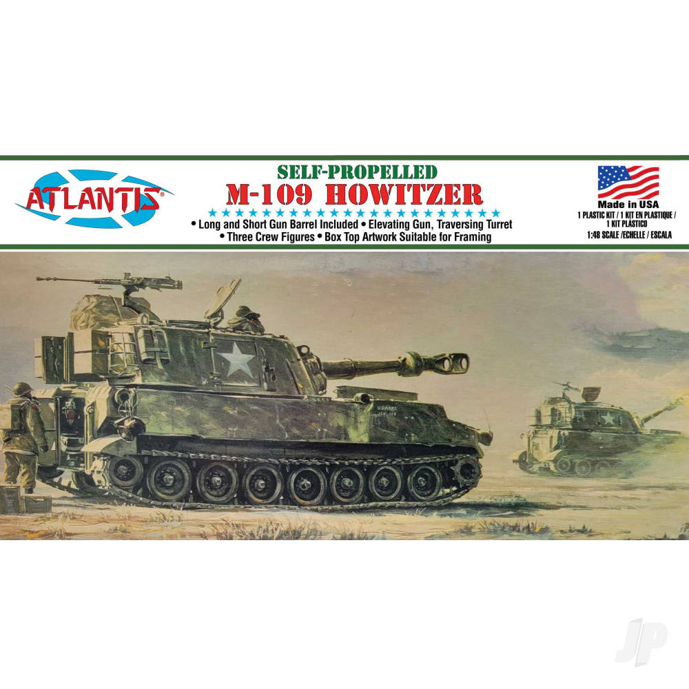 Atlantis Models 1:48 M-109 Howitzer Tank AMCA326