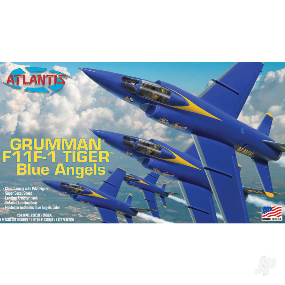 Atlantis Models 1:55 US NAVY Blue Angels F-11F-1 Grumman Tiger AMCH169