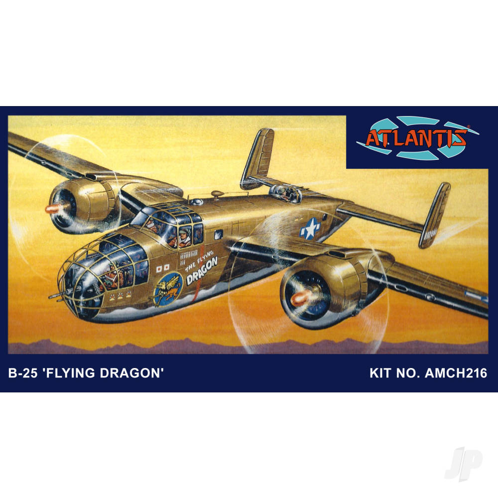 Atlantis Models 1:64 B-25 Flying Dragon with Swivel Stand AMCH216 Main