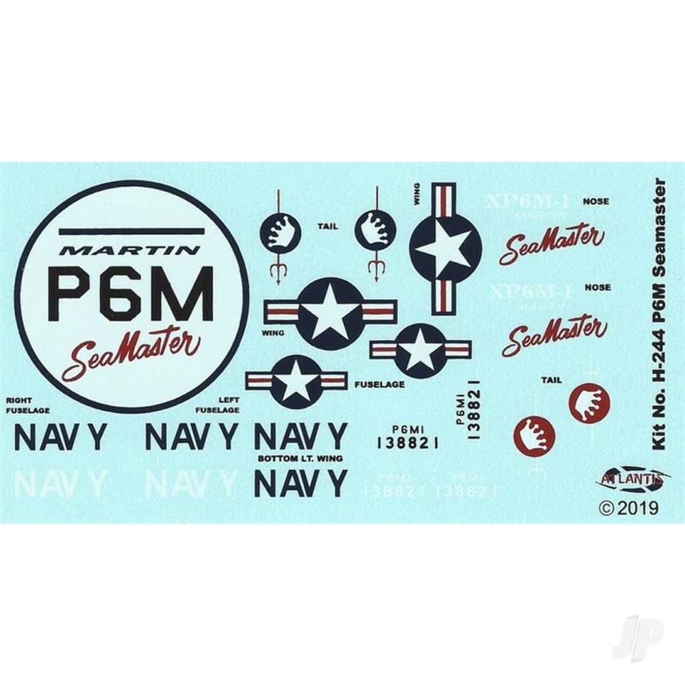 Atlantis Models 1:136 US Navy P6M Seamaster with Swivel Stand AMCH244 2