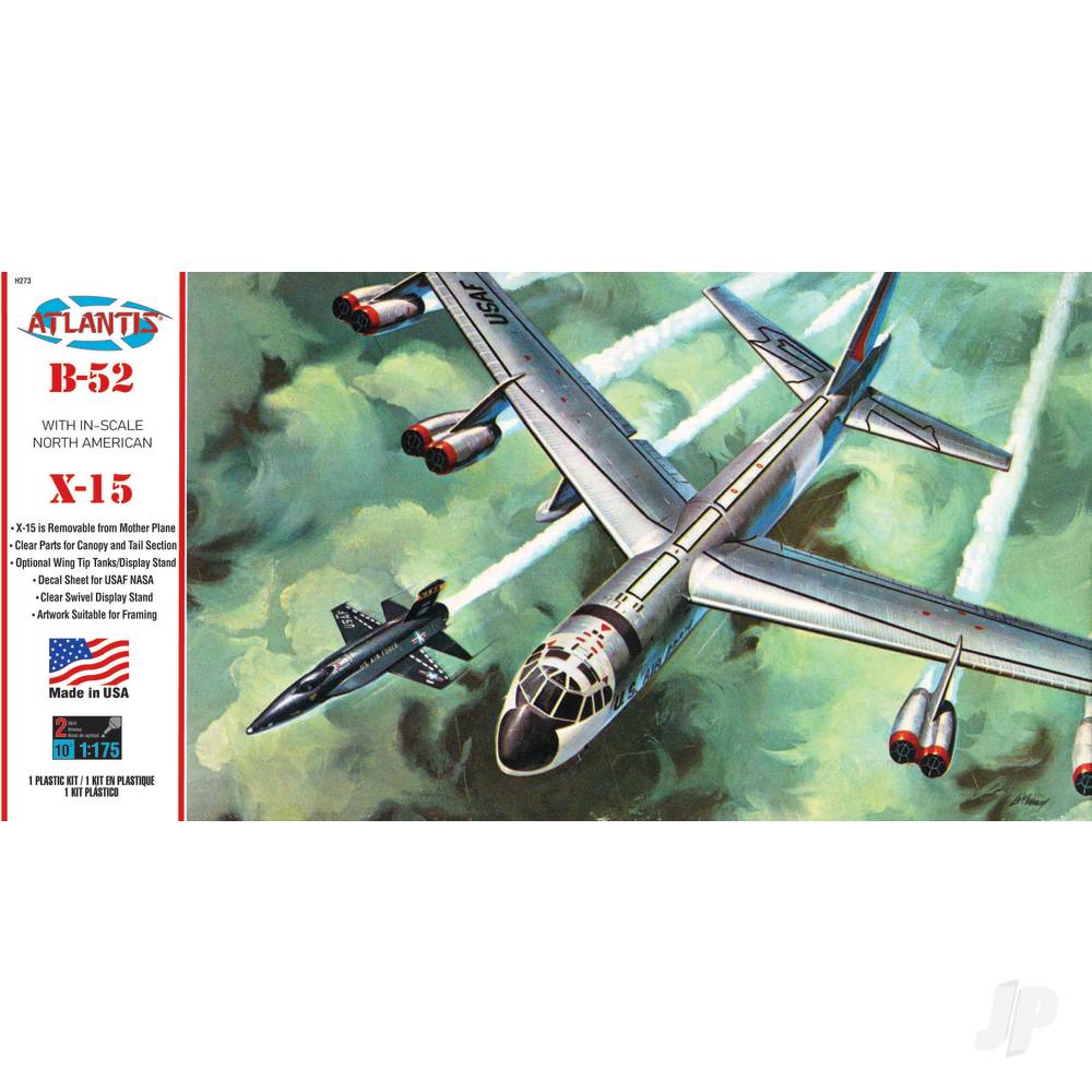 Atlantis Models 1:175 Boeing B-52 and X-15 with Swivel Stand AMCH273