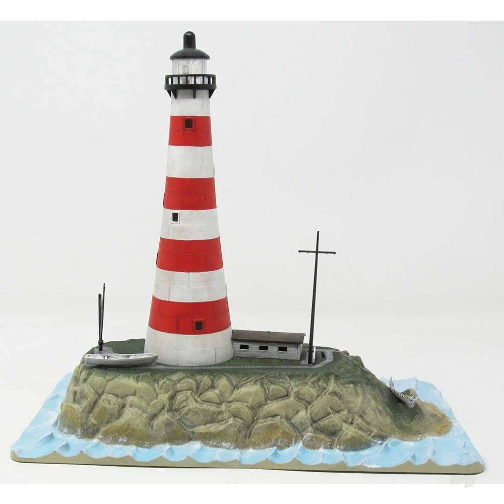 Atlantis Models Lighthouse with Light and Diorama Base AMCL70779