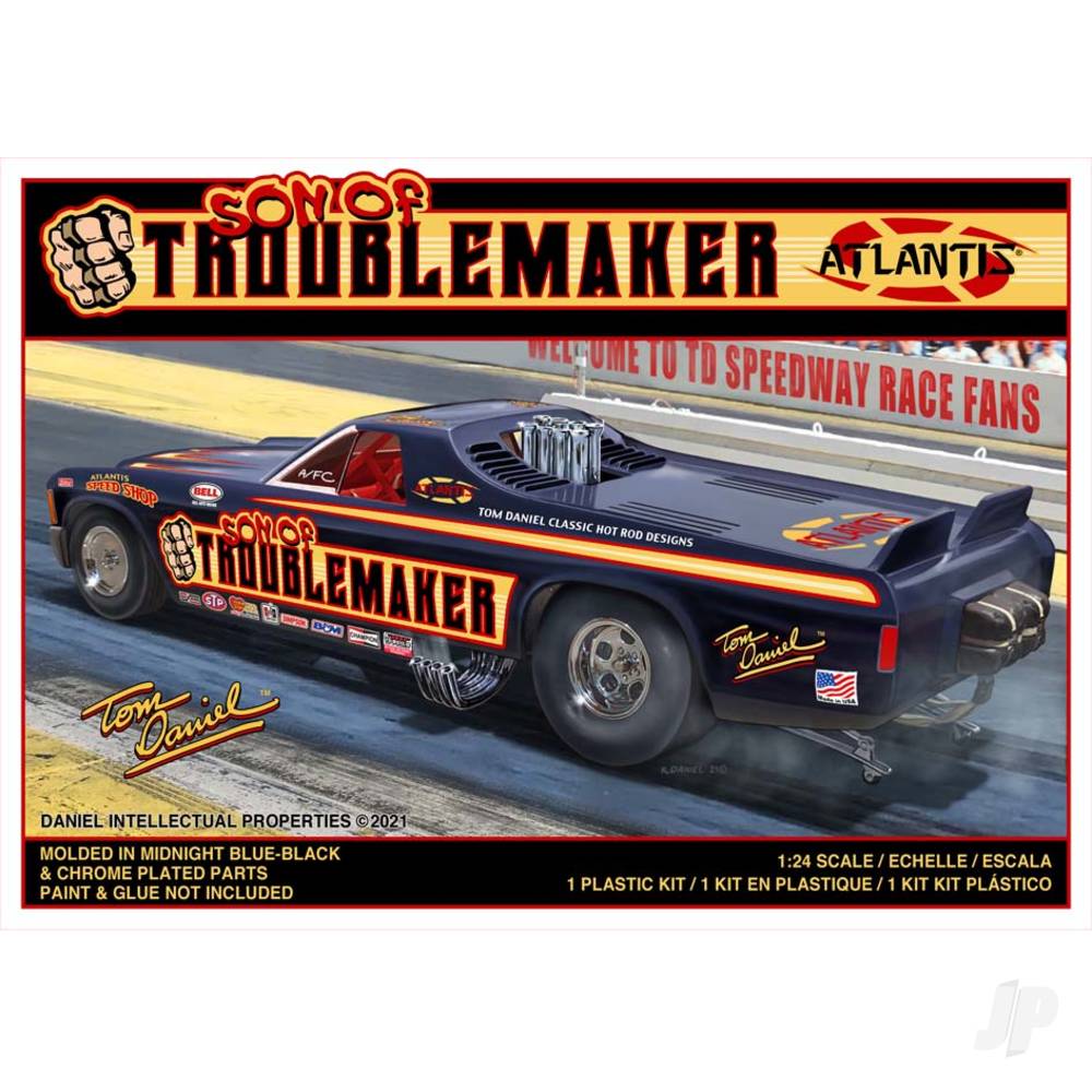 Atlantis Models 1:24 Son of Troublemaker Chevy El Camino Funny Car AMCM2204