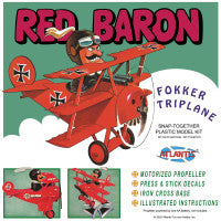 Atlantis Models Red Baron Fokker Triplane (snap) AMCM5903