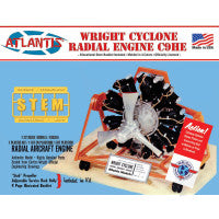 Atlantis Models 1:12 Wright Cyclone 9 Radial Engine STEM AMCM6052 Main