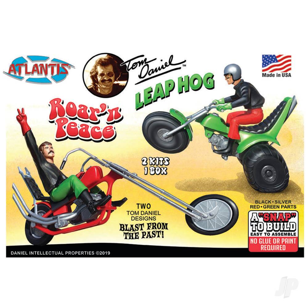 Atlantis Models Roar'n Peace Leap Hog Snaps 2 Pack Tom Daniel (4 colors) AMCM6600 1