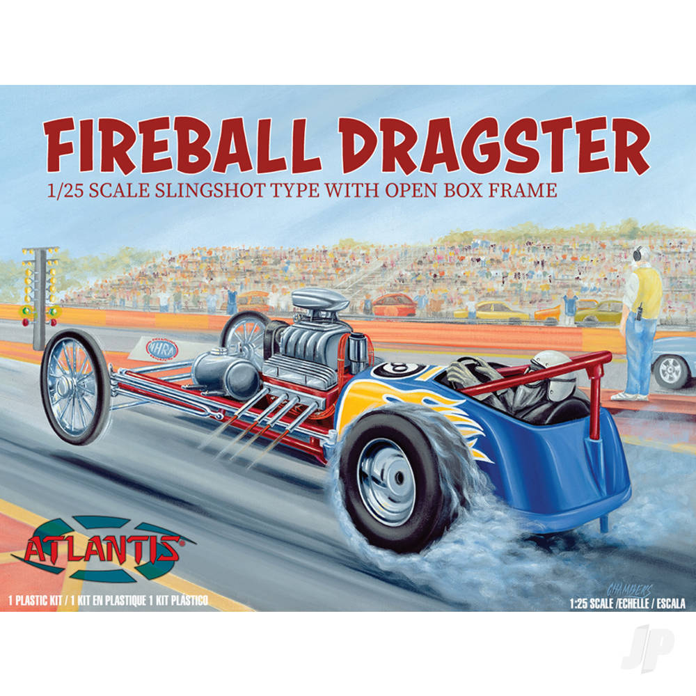 Atlantis Models Fireball Slingshot Dragster AMCM6710