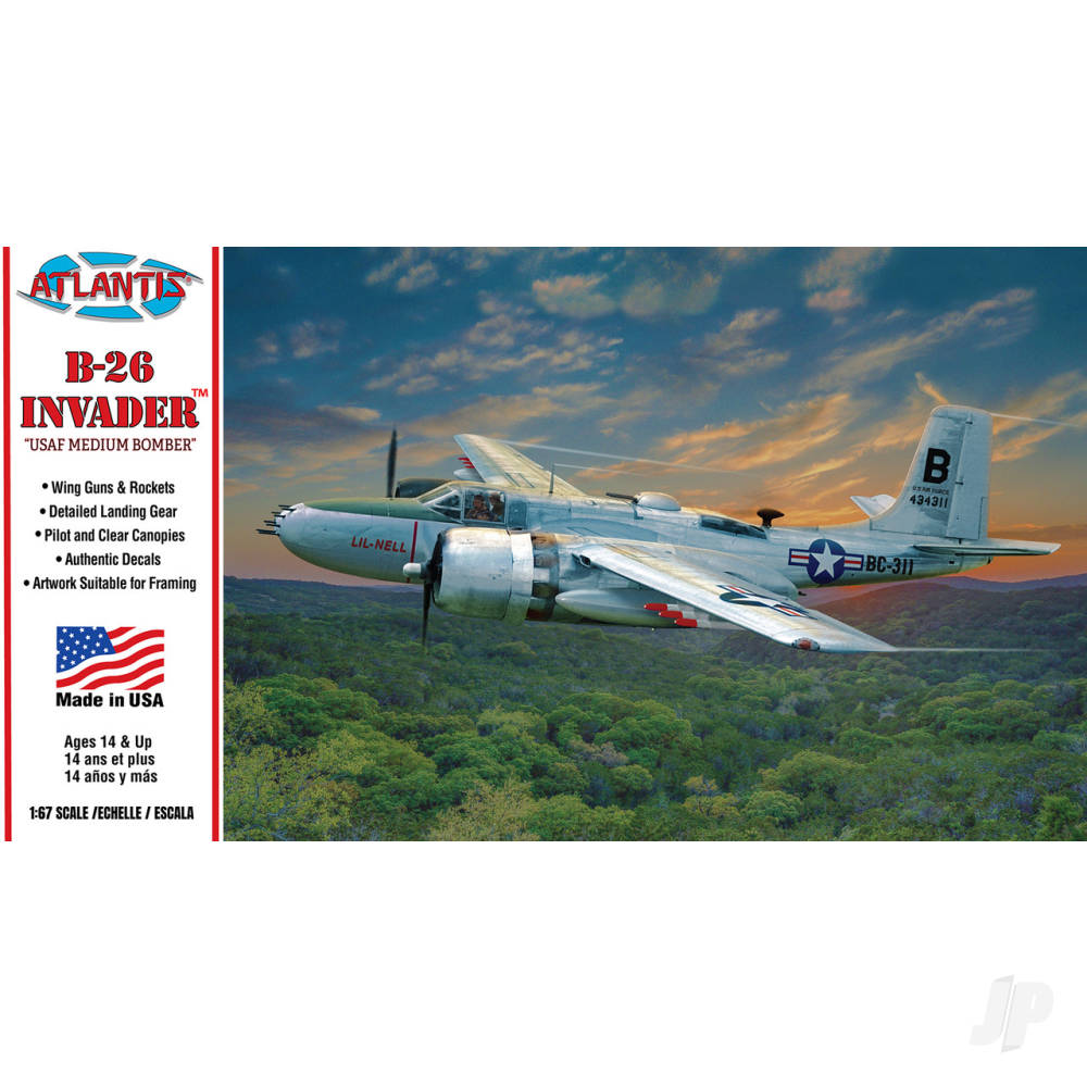 Atlantis Models B-26 Invader Bomber AMCM6818