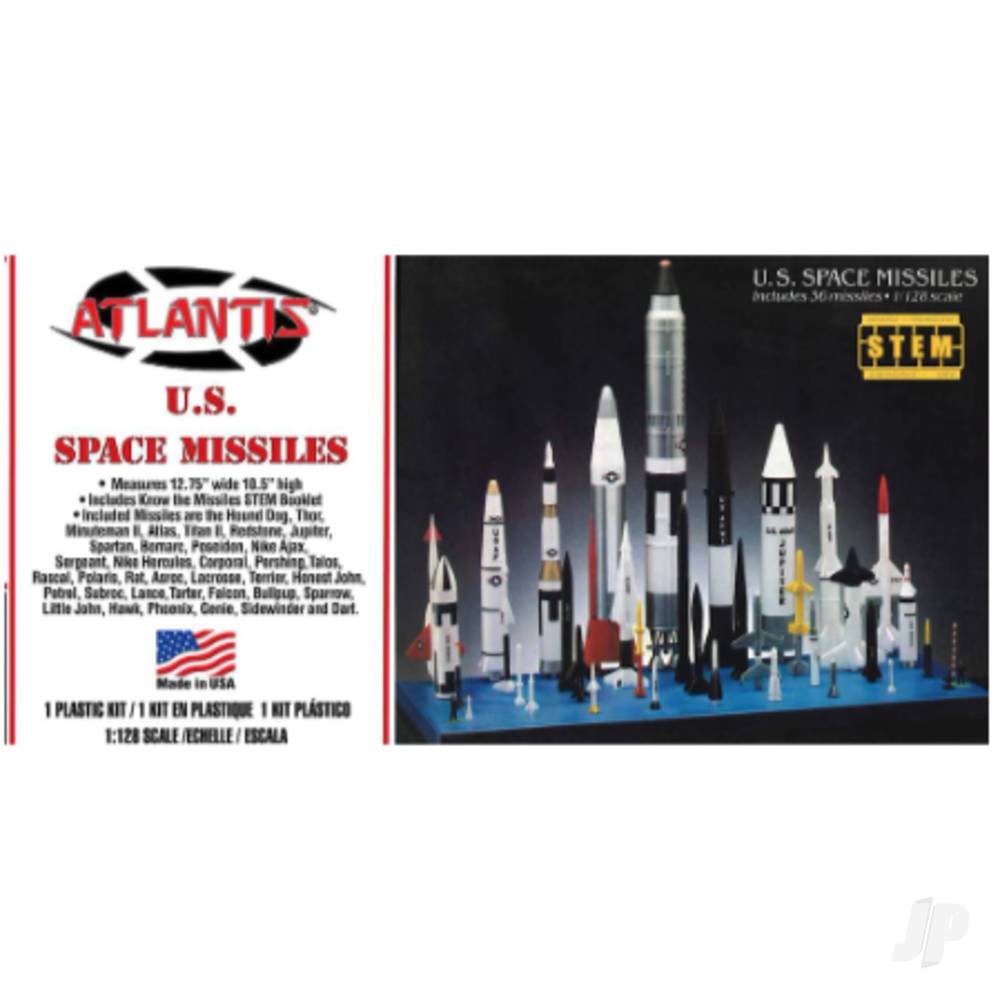 Atlantis Models U.S. Space Missiles 36 Missiles AMCM6871