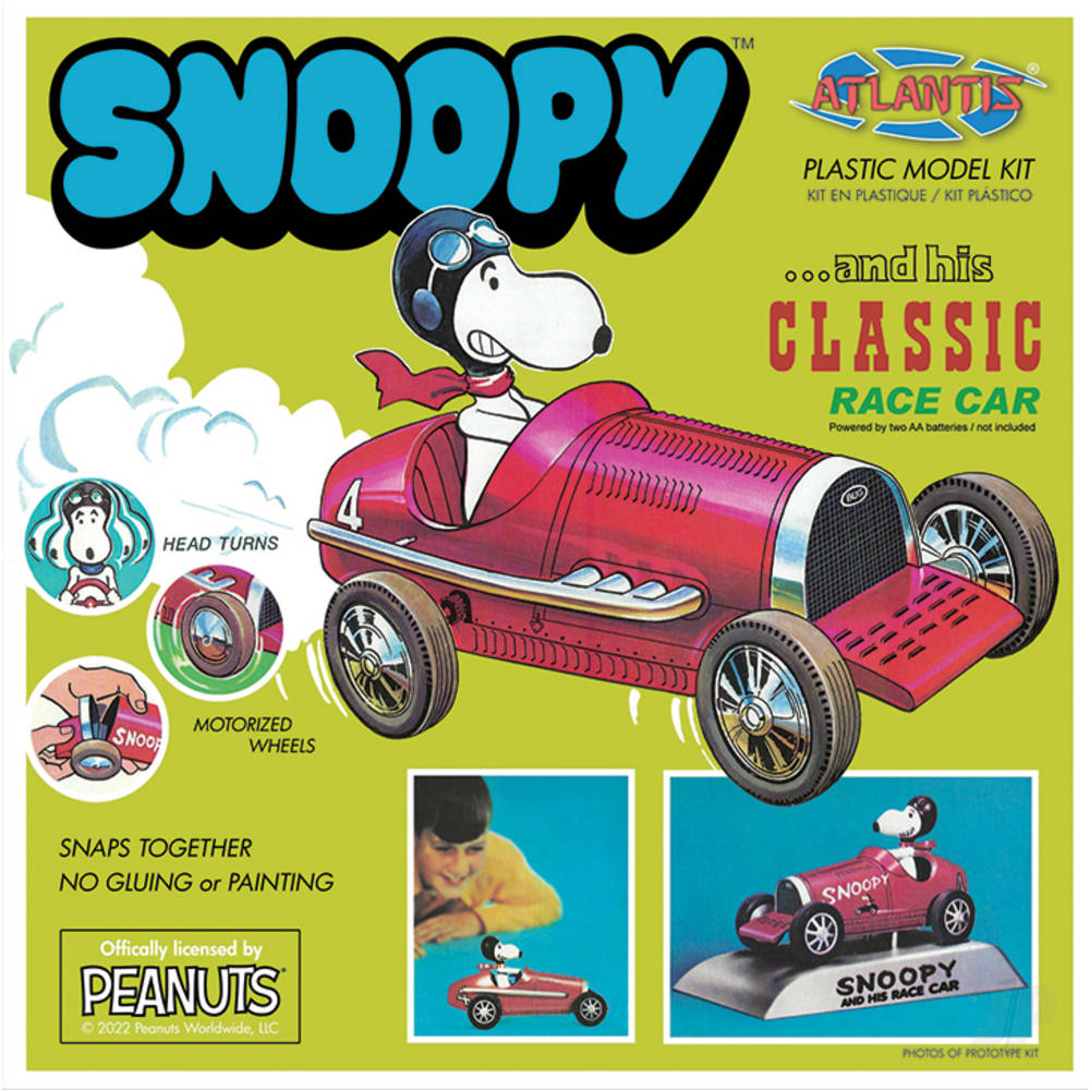 Atlantis Models Snoopy and his Race Car AMCM6894