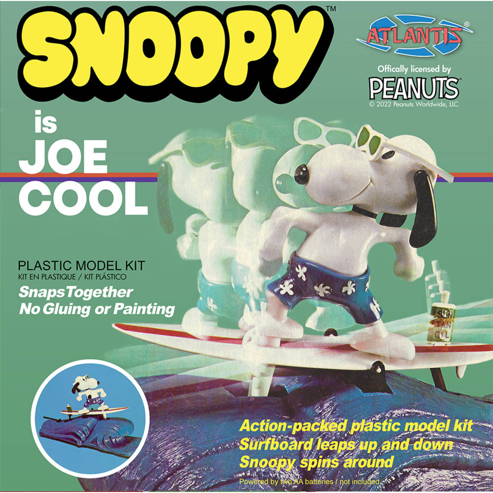 Atlantis Models Snoopy Joe Cool Surfing AMCM7502