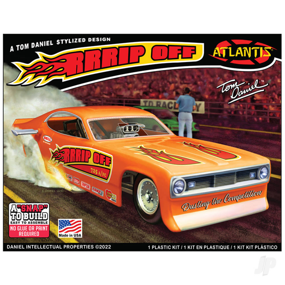 Atlantis Models Snap Tom Daniel RRRRip Off Funny Car AMCM8277