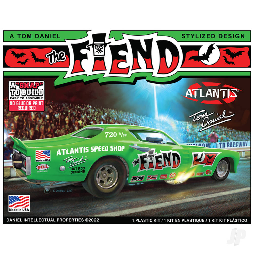 Atlantis Models Snap Tom Daniel Fiend Funny Car AMCM8278