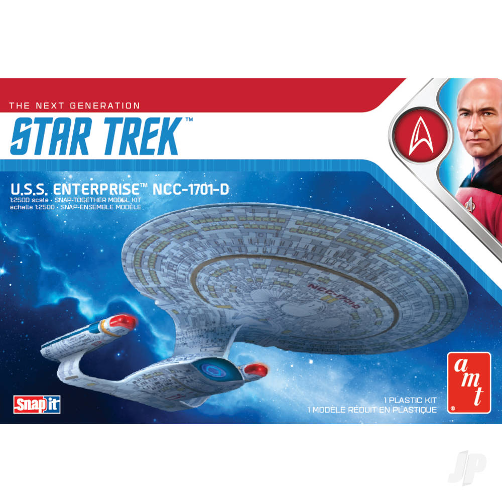 AMT Star Trek U.S.S. Enterprise-D (Snap) 2T AMT1126M 4