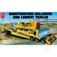 AMT Lowboy Trailer &amp; Bulldozer Combo AMT1218 Main