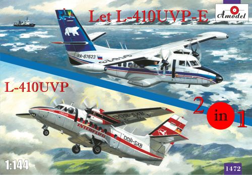 Let L-410UVP & L-410UVP-E (decals INTERFLUG , POLAR AVIATION) 2 aircrafts