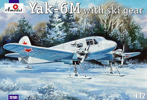 Yakovlev Yak-6M with skis.