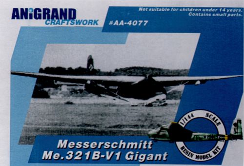 Anigrand Craftswork Messerschmitt Me-321 - ANIG4077