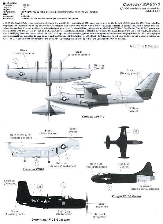 Anigrand Craftswork Convair XP6Y-1 - ANIG4106