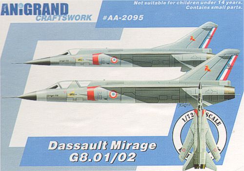 Anigrand Craftswork Dassault_Mirage G8.01 - ANIG2095 - Aircraft Kits