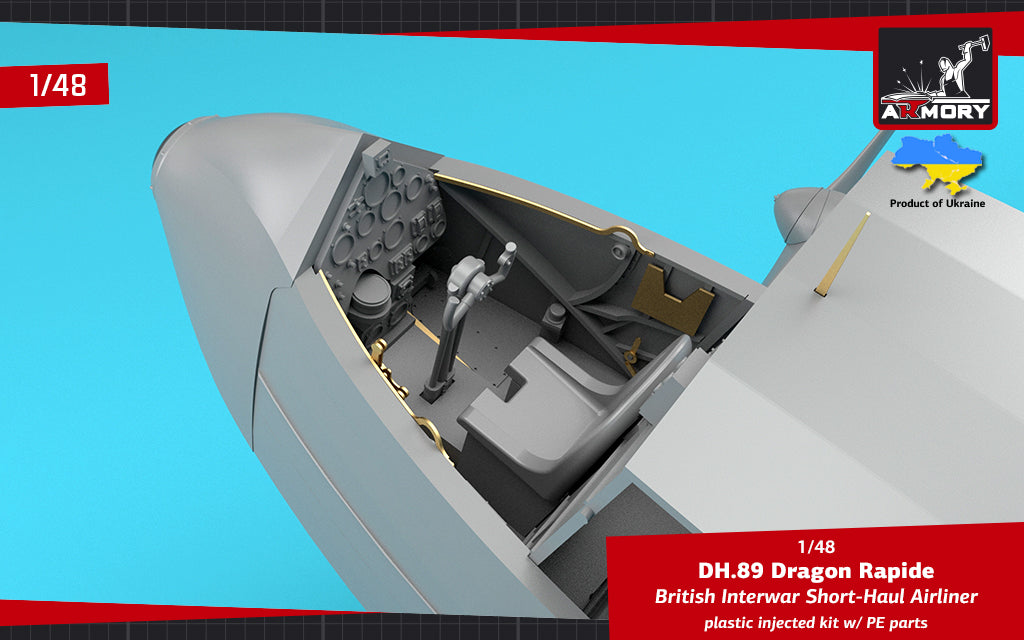 1/48 Armory Dragon Rapide de Havilland DH.89A 