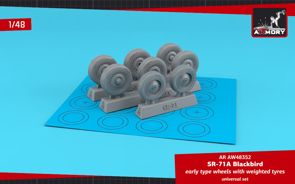 Armory Lockheed SR-71 Blackbird early type wheels | Access Models