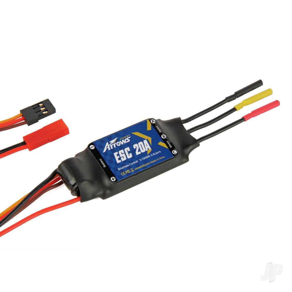 Arrows Hobby 20A ESC (for Sky Trainer. J3, Prodigy, Trekker) ARRESC20A 1