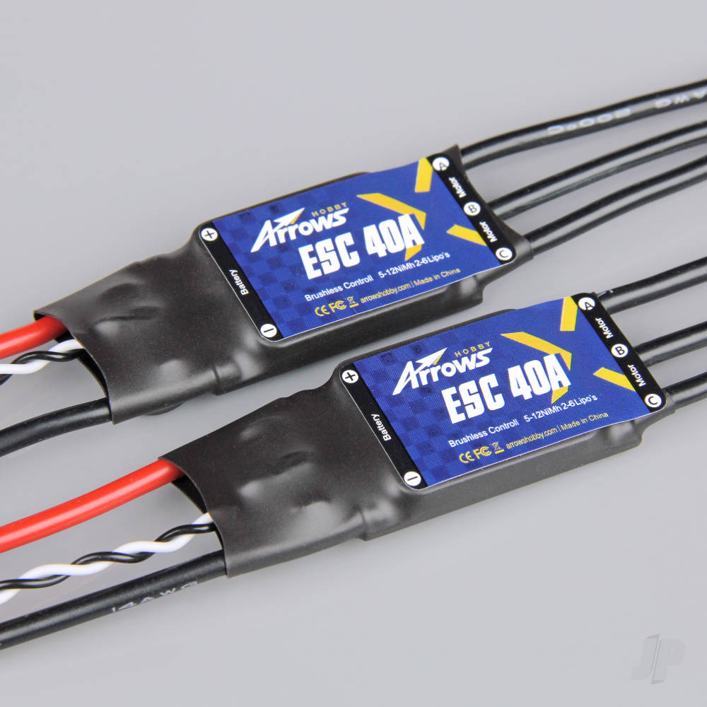 Arrows Hobby 40A Dual Output ESC (for Mig-29, F15) ARRESC40A-T