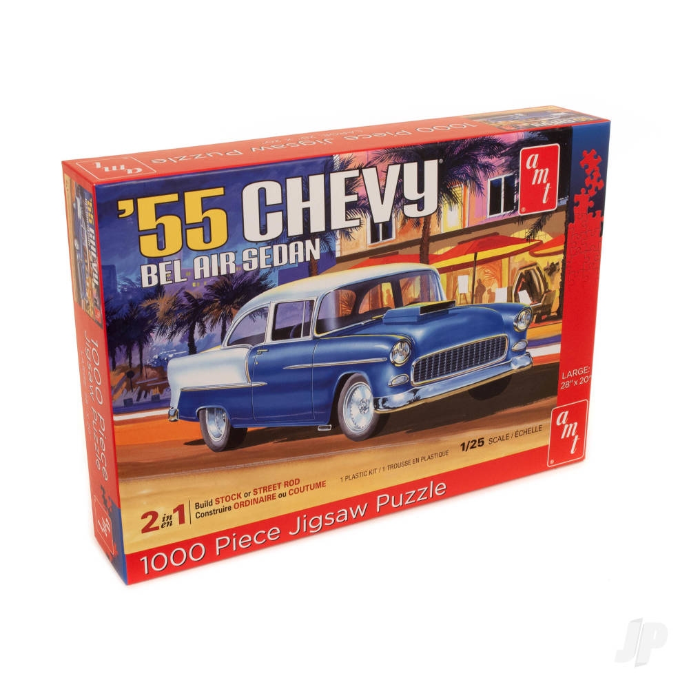 AMT 1955 Chevy Bel Air 1000 Piece Jigsaw Puzzle AWAC009-BELAIR Main