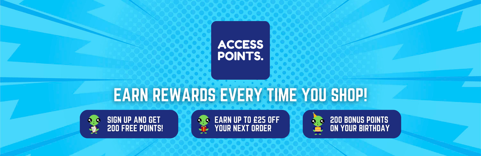 Access Points rewards desktop header