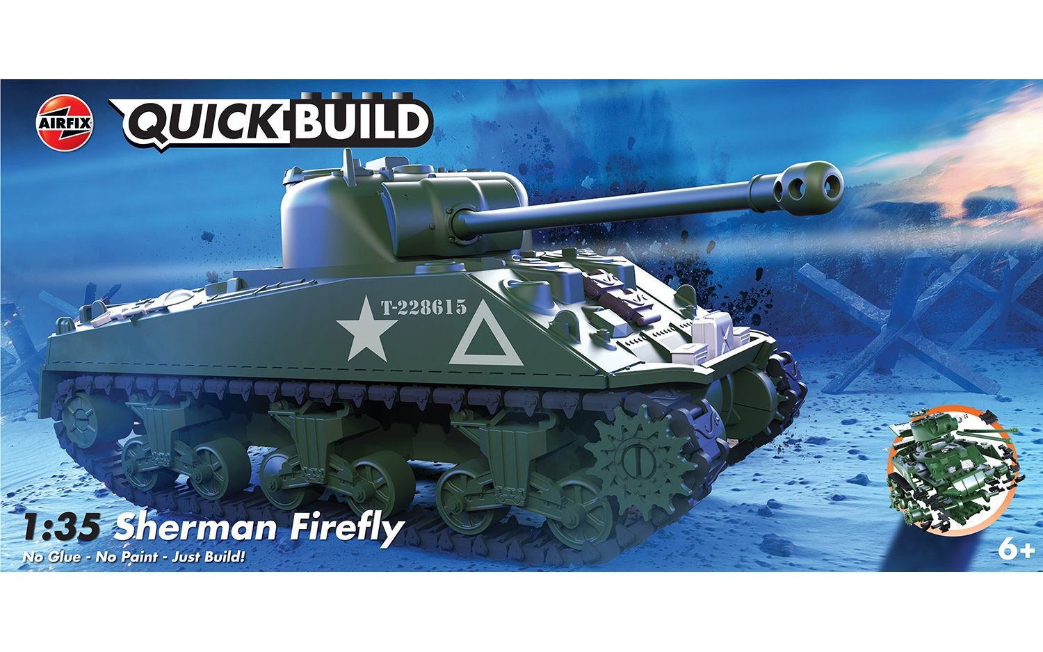 Airfix Quickbuild Sherman Firefly