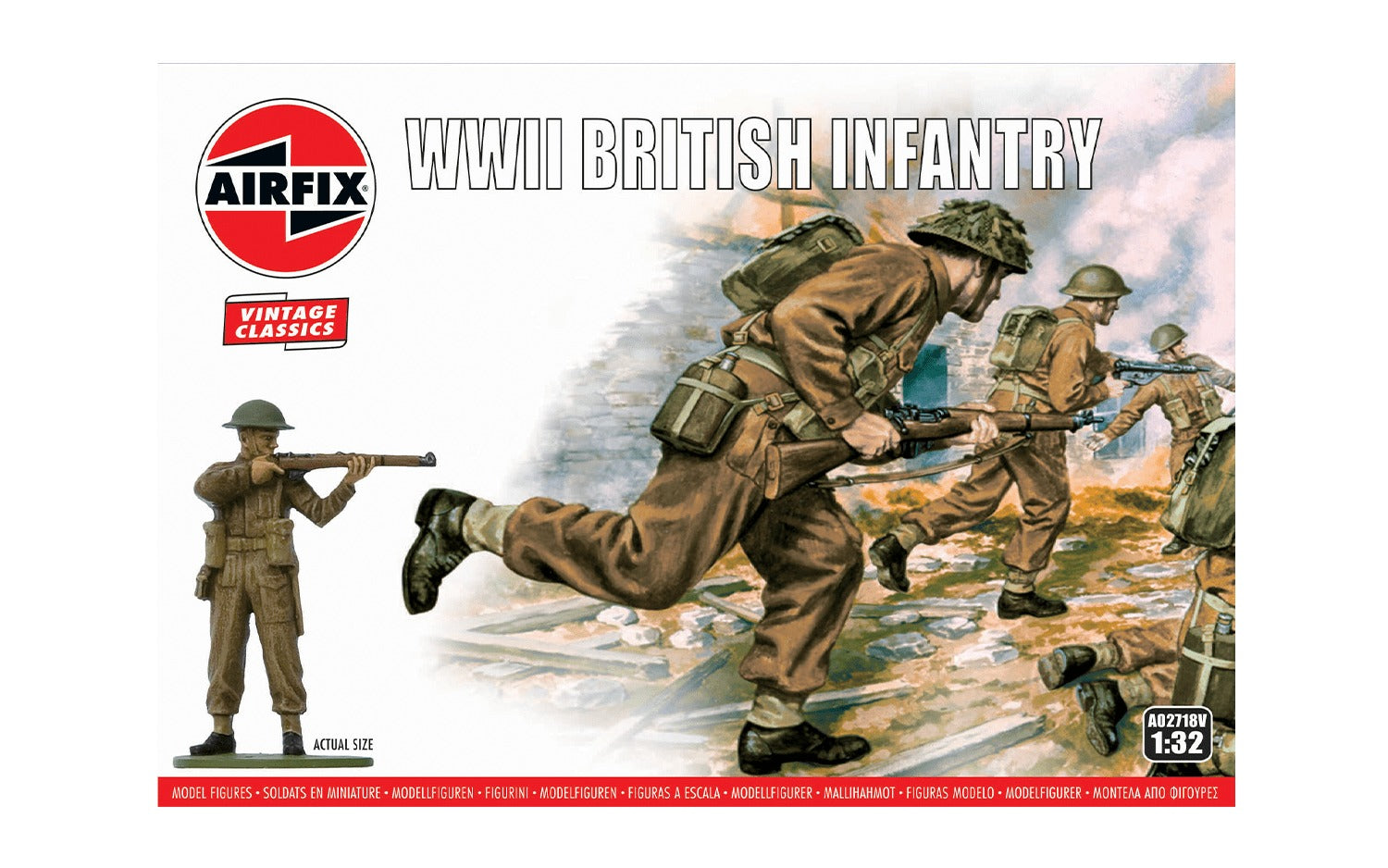 Airfix 1/32 WWII British Infantry A02718V